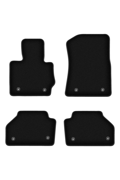 shumee Covorașe BASIC negre din velur pentru: BMW X4 F26 SUV (2014-2018)