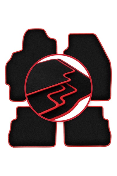 shumee Covorașe auto CARLUX-RED pentru: Ford Mondeo MK2 break, sedan, liftbac...