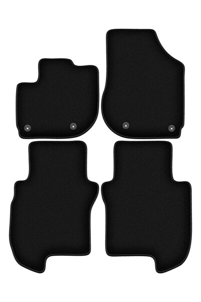 shumee Covorașe BASIC negre din velur pentru: Honda Jazz V Hybrid (2020-)