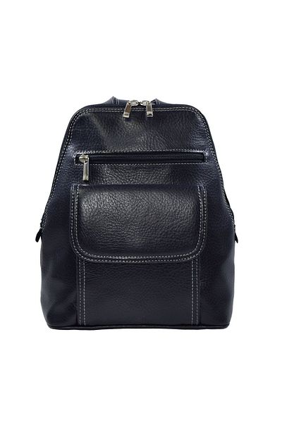 Magazinul de genti Women's backpack made of genuine leather, model 119, White