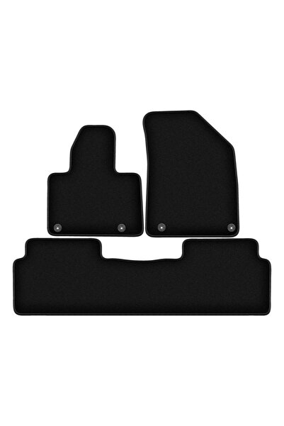 shumee Covorașe BASIC negre din velur pentru: Citroen C5 III X7 liftback, sed...