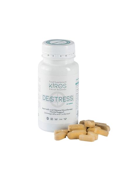 Kiros Diet Kiros De:stress, Anti-Stress Supplement With Ashwagandha KSM-66, Cordyceps And Vitamin C