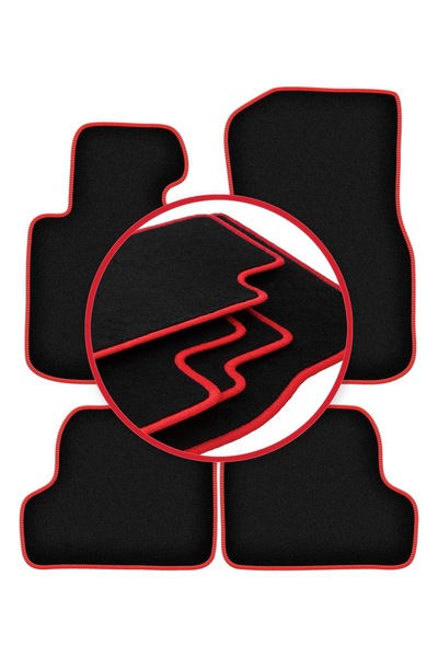 shumee Covorașe auto CARLUX-RED pentru: BMW 4 F32 Gran Coupe (2013-)