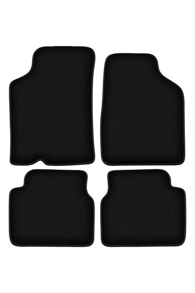 shumee Covorașe BASIC negre din velur pentru: Kia Sephia II sedan (1997-2001)