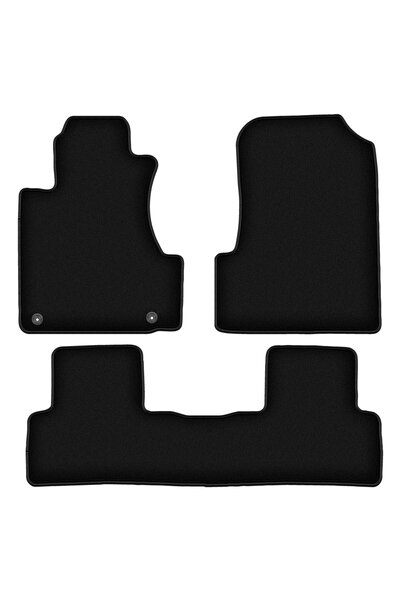 shumee Covorașe BASIC negre din velur pentru: Honda CR-V III SUV (2006-2012)
