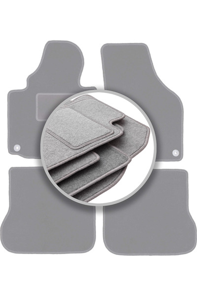 shumee Covorașe auto gri pentru: Volkswagen Caddy 2K 2FL monovolum (2013-)