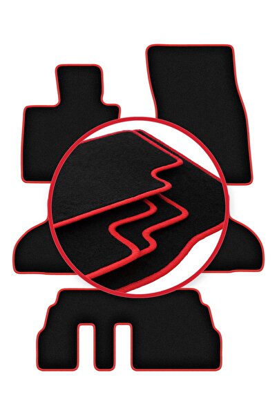 shumee Covorașe auto CARLUX-RED pentru: BMW X5 F15 7 locuri (2013-)