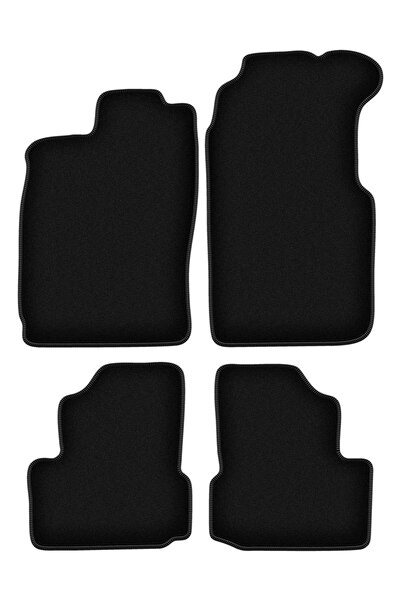 shumee Covorașe BASIC negre din velur pentru: Saab 900 II cabrio (1994-1995)