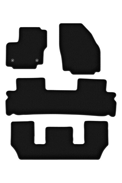 shumee Covorașe BASIC negre din velur pentru: Ford S-MAX MK1 FL cu 7 locuri (...