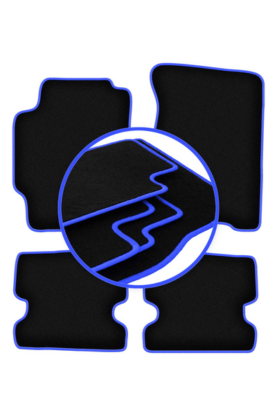 shumee Covorașe auto CARLUX-BLUE pentru: Ford Probe MK2 coupe (1993-1997)