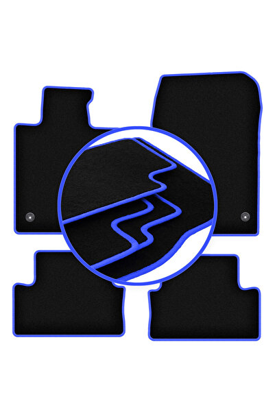 shumee Covorașe auto CARLUX-BLUE pentru: Honda Accord VIII sedan, break, tour...