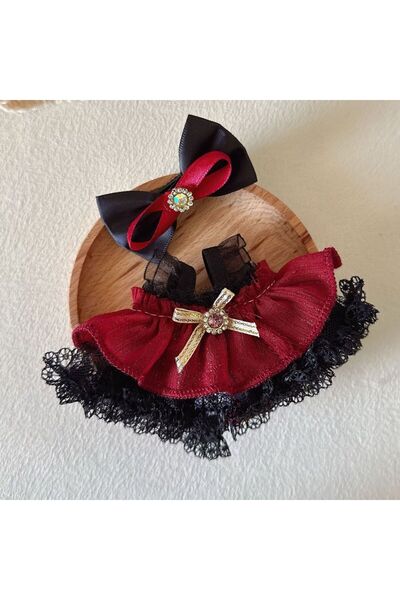 Choice قلادة لابوبو من القطيفة بطول 17 سم، ملابس لابوبو آيدول من كوريا الجنوب...