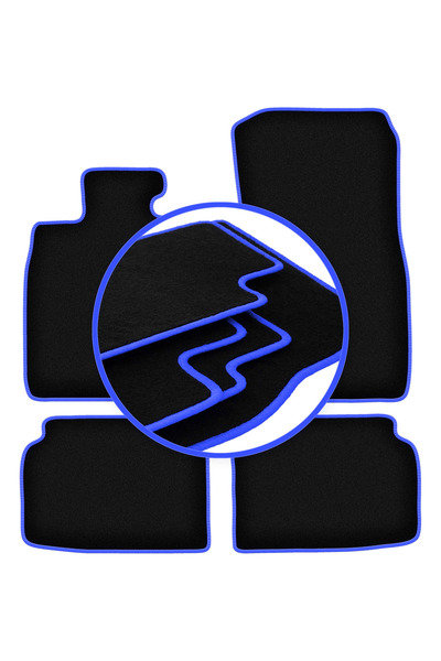 shumee Covorașe auto CARLUX-BLUE pentru: BMW 7 F01 sedan (2008-2015)