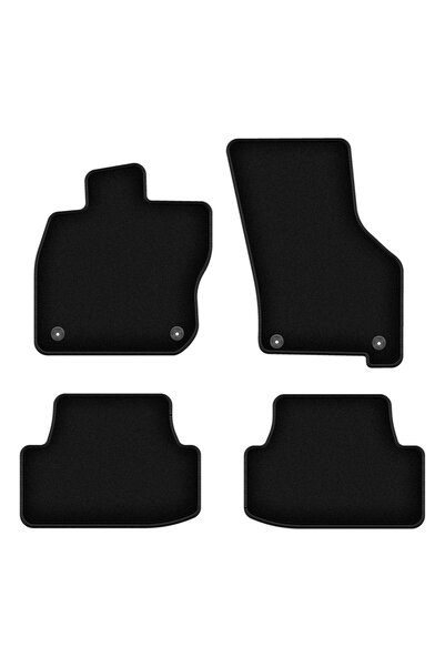 shumee Covorașe BASIC negre din velur pentru: Skoda Audi A3 8Y MHEV 0 (2020-)