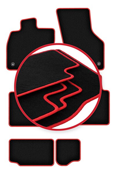 shumee Covorașe auto CARLUX-RED pentru: Seat Tarraco 7 locuri (2018-)