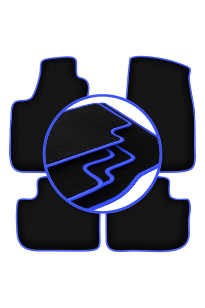 shumee Covorașe auto CARLUX-BLUE pentru: Chrysler 300C sedan, break, Touring (2004-2010)