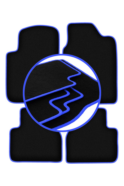 shumee Covorașe auto CARLUX-BLUE pentru: Land Rover Freelander I SUV (1996-2006)