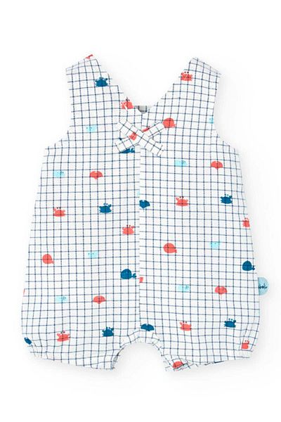 Boboli Men's Newborn Short Overalls