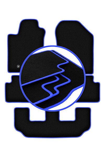 shumee Covorașe auto CARLUX-BLUE pentru: Toyota Corolla Verso II 7 locuri (20...