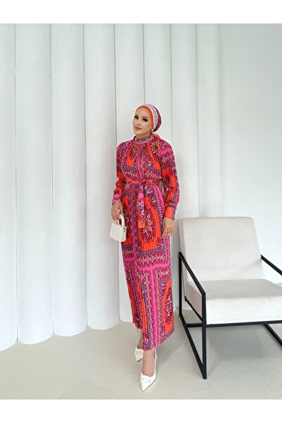 Melike Tatar Φόρεμα με σχέδιο πλισέ 32-2366