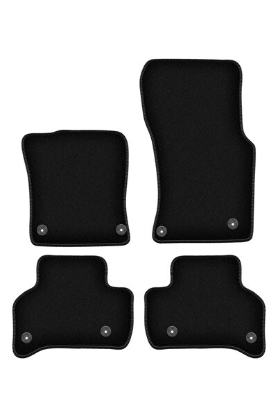 shumee Covorașe BASIC negre din velur pentru: Jaguar XE sedan (2015-)