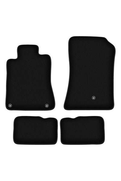 shumee Covorașe BASIC negre din velur pentru: Mercedes SL R129 roadster (1998...