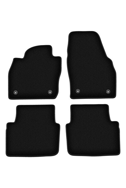 shumee Covorașe BASIC negre din velur pentru: Skoda Kamiq crossover (2019-)