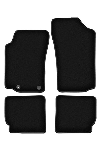 shumee Covorașe BASIC negre din velur pentru: Peugeot 306 cabrio (1993-2001)