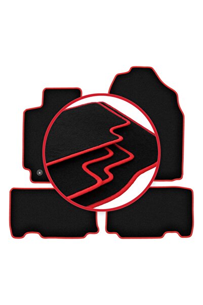 shumee Covorașe auto CARLUX-RED pentru: Toyota RAV4 IV SUV (non-hybrid) (2013...