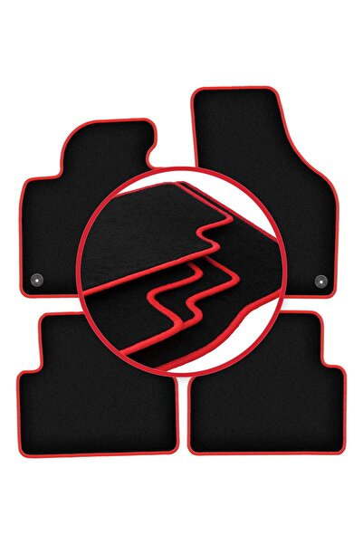 shumee Covorașe auto CARLUX-RED pentru: Volkswagen Tiguan I monovolum (2007-2...