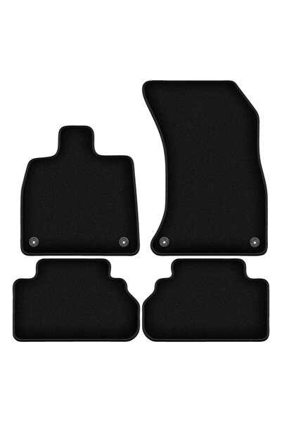 shumee Covorașe BASIC negre din velur pentru: Audi Q5 FYT Sportback Plug in H...