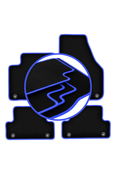 shumee Covorașe auto CARLUX-BLUE pentru: Volvo V40 II break, cross country (2...