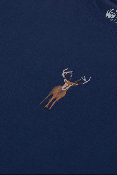 WWF Market Ελαφρύ μπλουζάκι Geyik - Navy Blue