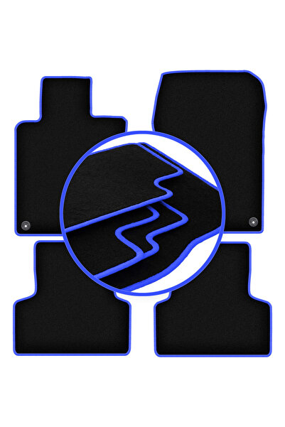 shumee Covorașe auto CARLUX-BLUE pentru: Honda Accord VIII sedan, break, tour...