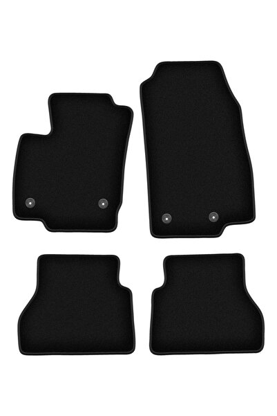 shumee Covorașe BASIC negre din velur pentru: Ford B-MAX monovolum (2012-2017)