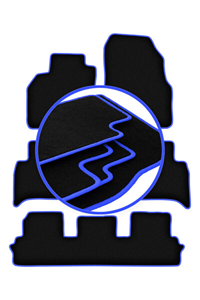 shumee Covorașe auto CARLUX-BLUE pentru: Renault Grand Scenic III 7 locuri (2...