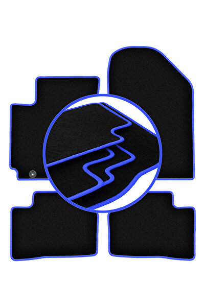 shumee Covorașe auto CARLUX-BLUE pentru: Kia Picanto II JE hatchback (2011-2017)