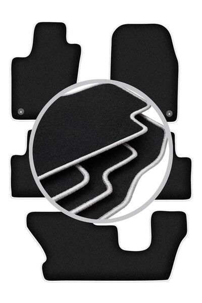 shumee Covorașe auto CARLUX-SILVER pentru: Dodge Durango III 7 locuri (2010-2...