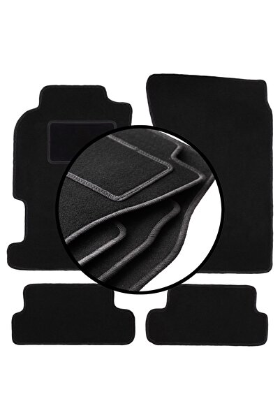shumee Set complet de covorașe velur pentru: Honda CRX DelSol coupe, cabrio (...