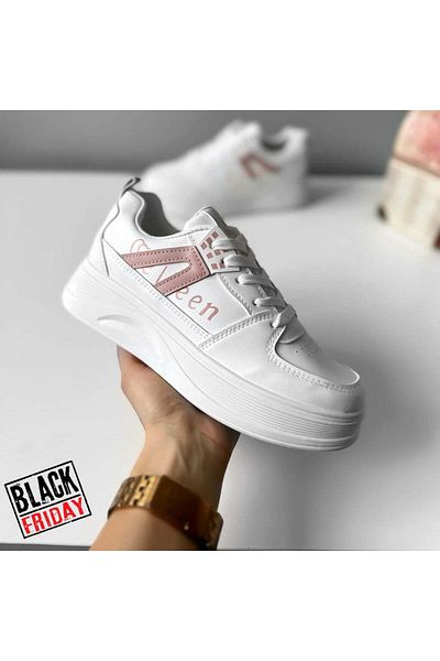 dehaine Women's sneakers, casual, made of eco-leather, fashion, CL2331, pink