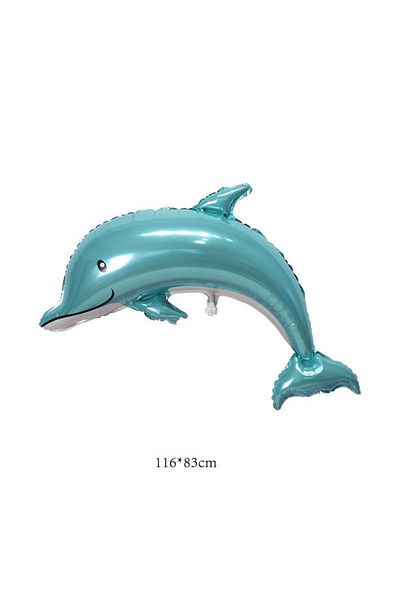 Choice Other Turquoise Large Dolphin Aluminum Film Balloon Wedding Decoration Birthday Party Decoration Car