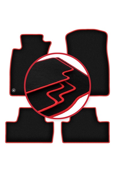 shumee Covorașe auto CARLUX-RED pentru: Lexus IS II 4WD sedan (2005-2013)