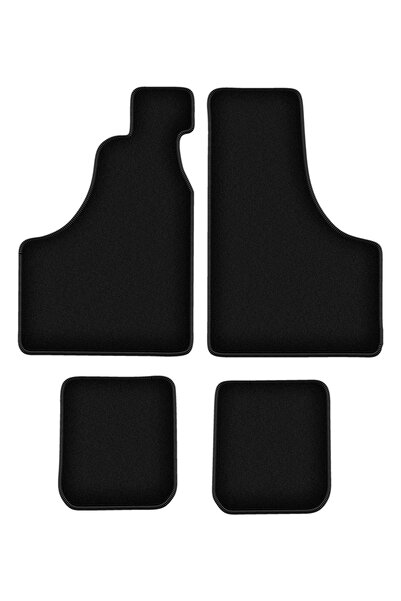 shumee Covorașe BASIC negre din velur pentru: Fiat 126P n/a (1973-2001)