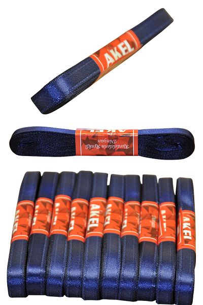 Larenya Κορδέλα πλάτους 1 cm |   10 μέτρα |   Μπλε Navy Κατάλληλο για Χειροτεχνία, Στολισμό, Χόμπι και Συσκευασία