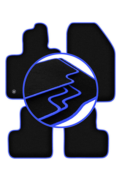 shumee Covorașe auto CARLUX-BLUE pentru: Fiat 500X crossover (2014-2018)