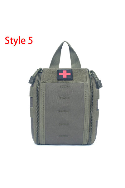 Choice9 Style-5-GR IFAK EDC Bag Waist Bag Hunting Vest Emergency Tool Kit Out...