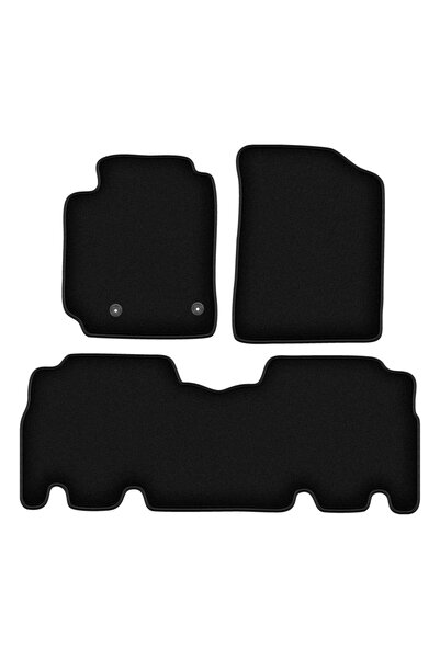 shumee Covorașe BASIC negre din velur pentru: Toyota Yaris Verso monovolum (1...