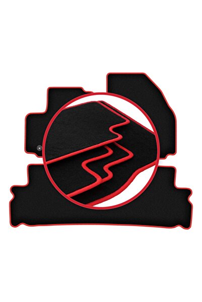 shumee Covorașe auto CARLUX-RED pentru: Ford Galaxy MK2 monovolum (2006-2012)