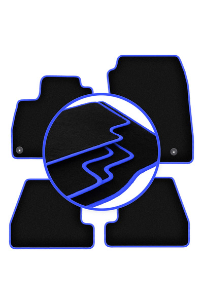 shumee Covorașe auto CARLUX-BLUE pentru: Ford Focus MK3 FL sedan, break, hatc...