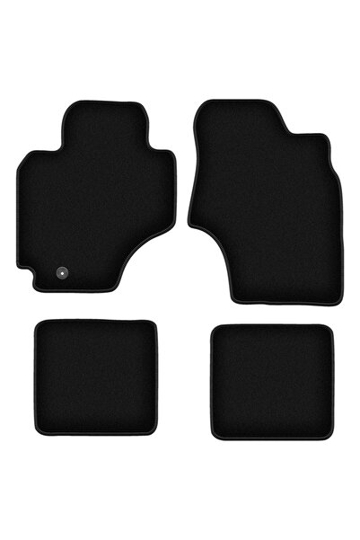 shumee Covorașe BASIC negre din velur pentru: Toyota RAV4 II cu 3 uși fără fa...